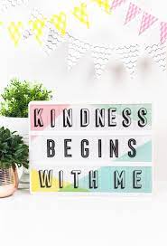 Kindness Inspirational Lightbox Quote By Lindsay Bateman For Heidiswapp Light Box Quotes Light Box Light Letters