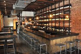 Rustic Wood With Stainless Or Black Counter Top For Receptionist Desk Bar Design Restaurant Bar Interior Design Back Bar Design