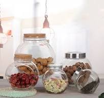 Wholesale Nuts Food Candy Manson Glass Storage Jar with ...