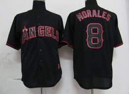 Mlb Jerseys Sizes Mlb Los Angeles Angels 8 Morales Black