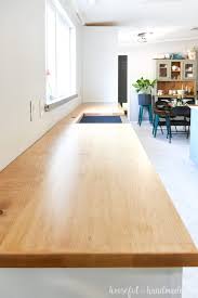 how to build & seal wood countertops