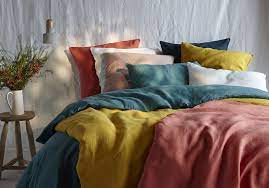 Ce mélange évacue la transpiration pour que vous restiez au sec toute la nuit. Linge De Lit En Lin On Ne S En Lassera Jamais Elle Decoration