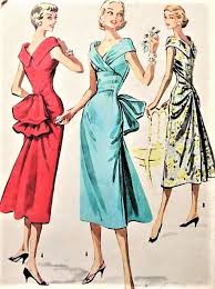 P3744o8 1950s Unique Party Evening Cocktail Dress Pattern Mc Cocktail Dress Patterns Mccalls Patterns Dress Dress Making Patterns