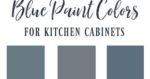 Blue paint colors have been trending in a big way for the past year. Blue Cabinet Paint Colors Our Kitchen Makeover Delightfully Noted