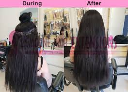 It is important that you do not use products with high silicone or sulphates as this may affect the bonds. Tape Hair Extensions In Melbourne Lavadene Hair Extensions