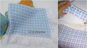 kolay ve hizli iki katli bebek battaniye anlatimi nazarca com battaniye bebek battaniyeleri bebek