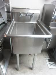 stainless steel single bay restaurant