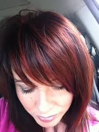 Pin By Sabrina Moore On Easy Hair Ideas Red Highlights In Brown Hair Hair Highlights Brunette Hair Color