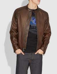 Leather Racer Jacket Racer Jacket Designer Clothes For Men Jackets