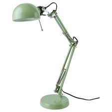 Ikea Forsa Green Work Lamp With Led Bulb Work Lamp Ikea Desk Lamp Lamp