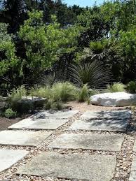 Limestone Pavers In Pebbles Garden Of Kirk Walden Austin Texas Handsome And Practical Transition To Garden From The Garden Bloggers Garden Limestone Pavers