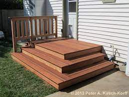 Image Result For How To Build Stairs Off A Door Patio Stairs Patio Steps Backyard Porch