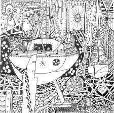 When you hear the words coloring book, what is the first thing you think of? Art Therapy Coloring Page Summer Sailboat 13