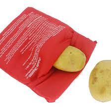 Cook for 5 to 7 minutes on high. Mylifeunit Microwave Potato Bag Baked Potato Microwave Baking Bag Red
