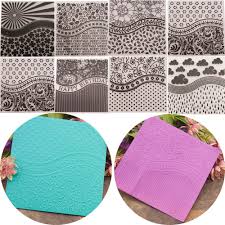 Types of embossing for paper crafts. 10 Style Flower Pattern Plastic Embossing Folder Template For Gift Scrapbooking Photo Album Card Paper Craft Making Decor Mold Diy Embossing Folder Stencil Fondant Cake Decorating Tools Mould Bakeware Cooking Dining Franklinblvdcommons Com