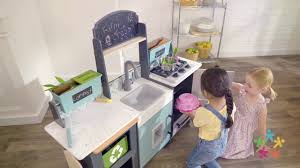 Kids can show off their green thumbs as they tend to the adorable window box with planted carrots and purple onions that can be pulled and chopped on the cutting board with the. Farm To Table Toy Kitchen Cheap Online