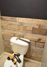 Find and save ideas about bathroom storage on pinterest. 11 Surprising And Smart Diy Bathroom Ideas On Pinterest 3 Diy Crafts Projects Home Design Pallet Wall Bathroom Bathroom Accent Wall Pallet Bathroom
