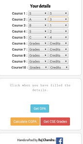 Most of the students are not aware of how to calculate cgpa though it is mentioned in their report cards. Ktu Cgpa Calculator