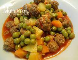 kofteli bezelye tarifi yemek tarifi yemek tarifleri yemek leziz yemek