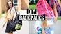 Grunge Decorated Backpack