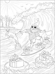 For photo & video editors. 6 Tropical Christmas Coloring Pages Stamping