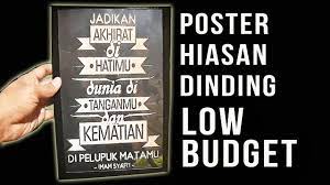 Maka dari itu, rumah harus dibuat dengan desain yang nyaman dan juga aman. Cara Membuat Poster Hiasan Dinding Kamar Youtube