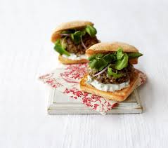 Pesto Lamb Burgers Recipe Delicious Magazine Lamb Recipes Lamb Burger Recipes Lamb Mince Recipes