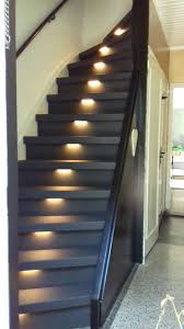 solid black volledig met led verlichting trap ideeen luxeleven traptreden