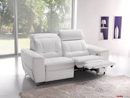 2 Seater Recliner Sofa White Leather Sofa Bed White Leather Sofas Leather Sofa Bed