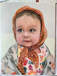 Grandmother's love for her adorable granddaughter