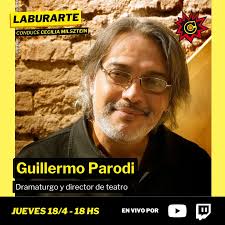 📣 Hoy en LaburArte 👉🏼Nos visita el actor, dramaturgo y director de  teatro Guillermo Parodi, para contarnos sobre las dos obras que tiene  actualmente en cartelera: Mandinga la capilla del diablo y