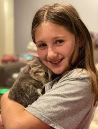 Meggie is in the pink carrier. This was a big day. thank you Journey Home  Animal Rescue.