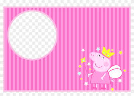 Maybe you would like to learn more about one of these? Free Peppa Pig Fairy Party Invitations Pink Peppa Pig Background Clipart 522277 Pikpng
