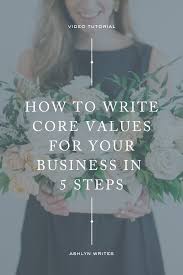 Honing In On Your Why How To Write Core Values For Your Business In 2020 Core Values Creative Small Business How To Memorize Things