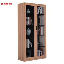 On the other hand, vertical book shelves the benefit of glass bookcase allows you to scan thru the book inside the cabinet mean you no need to open door to searching your book like. Colorful 2 Glass Doors Big Capacity Combination Wooden Bookshelf Filing Cabinet China Filing Cabinet Steel Cabinet Made In China Com