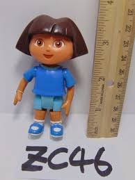 DORA THE EXPLORER TALKING DOLL HOUSE REPLACEMENT FIGURE PVC GIRL WITH BLUE  SHIRT