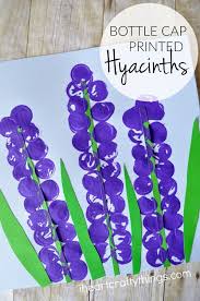 Hyacinth Flower Craft For Kids Spring Crafts Preschool Preschool Creative Art Flower Crafts