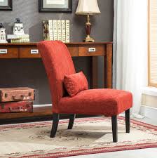 Roundhill Furniture Ac160rd Red Pisano Chenille Fabric Armless Contemporary Accent Chair With Matching Kidney Contemporary Accent Chair Accent Chairs Furniture