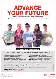 Permohonan biasiswa jpa, mara, petronas, maybank, tunas potensi dan pelbagai bantuan pendidikan untuk semua tawaran biasiswa jabatan perkhidmatan awam (jpa) 2019 terbuka kepada pelajar cemerlang di malaysia yang menduduki sijil pelajaran malaysia (spm) bagi tahun 2018. Tawaran Biasiswa Gamuda Scholarship Tawaran Biasiswa 2021 2022