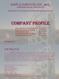 Sejarah profesion jurukur bahan di malaysia. Rawr Company Profile Industries Real Estate Law