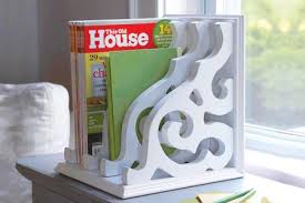 Build A Magazine Rack From Shelving Brackets Home Crafts Home Diy Decor