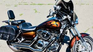 2007 kawasaki mean streak special edition.@13,000 milestires have less than 100 miles on them.garage keptlojack installedhas original seat (not pictured)and king/queens seat.custom sissy bar that can. 2007 Kawasaki Vulcan Mean Streak Dennis Kirk Garage Build