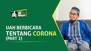 Ustadz adi menganggap adanya zakat profesi. Uah Berbicara Tentang Corona Part 2 Ustadz Adi Hidayat Youtube