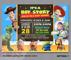 Toy Story Baby Shower Invitation Its A Boy Story Baby Shower Etsy Toy Story Invitations Toy Story Baby Toy Story Birthday