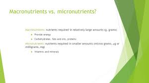 The term macro is somewhat less common, but indicates objects of a somewhat large size. Linking Biochemistry And Human Metabolism Ppt Video Online Download