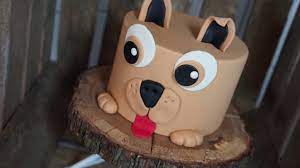 Die variante kalte schnauze verweist darauf, dass die oberfläche an die feuchte schnauze eines hundes erinnert. Motivtorte Hund Diy Hundetorte Mit Fondant Fondanttorten Deko Idee Kuchenfee Youtube