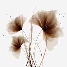 Gold Glitter Flower Vector Background Gold Flower Transparent Brown Flowers Branches Floral Background Flower Background Floral Trees Seni Latar Belakang Bunga