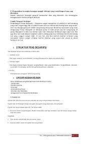 Struktur Teks Deskripsi Bahan Pengayaan Teks Learning