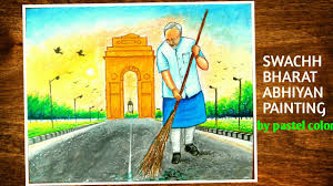 From improving sanitation to curbing water, air and plastic pollution india's swachh challenge is an enormous one. Swachh Bharat Abhiyan Drawing How To Draw Clean India Easy Youtube