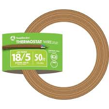 And then i came to the fourth one and am having no success both of those wires are hot at 120v each according the the voltage tester. Southwire 50 18 5 Brown Solid Thermostat Wire 64169640 Blain S Farm Fleet
